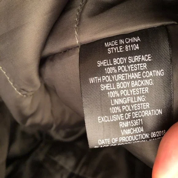 Sequoia Black Camo Jacket Toddler Boy